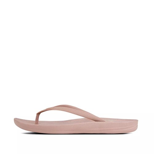 Fitflop IQUSHION Ergonomic Women's Flip Flops Pink | ZA-L-0792