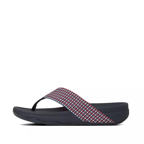 Fitflop SURFA Toe-Post Women's Sandals Multicolor / Black | ZA-I-6239