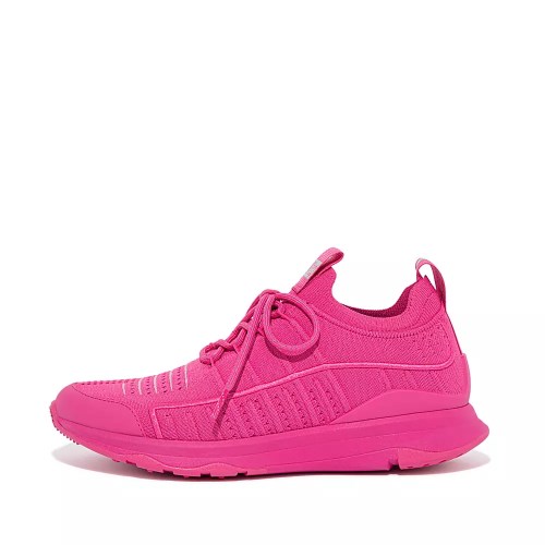 Fitflop VITAMIN FF Knit Women's Sneakers Rose | ZA-K-4306