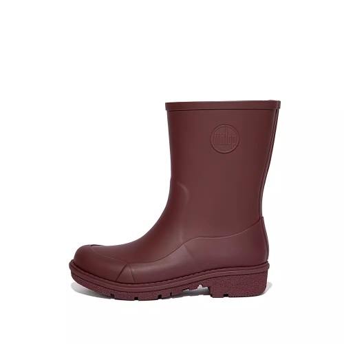 Fitflop WONDERWELLY Women's Rain Boots Maroon | ZA-G-6402