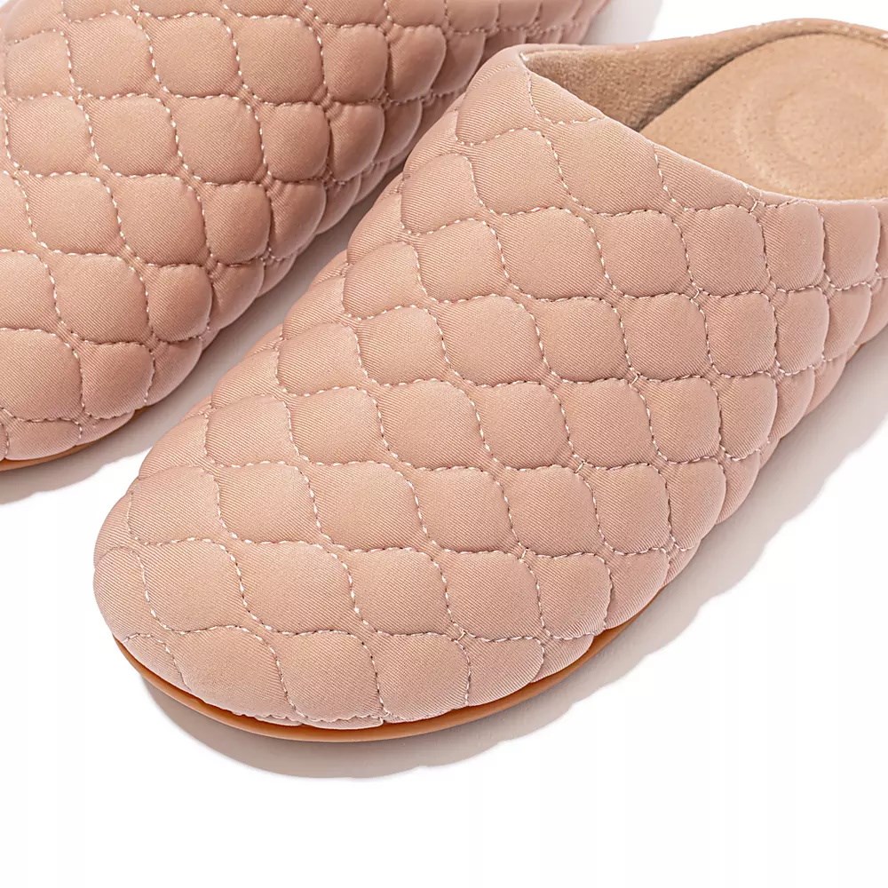 Fitflop CHRISSIE Quilted Women's Slippers Beige | ZA-P-5763