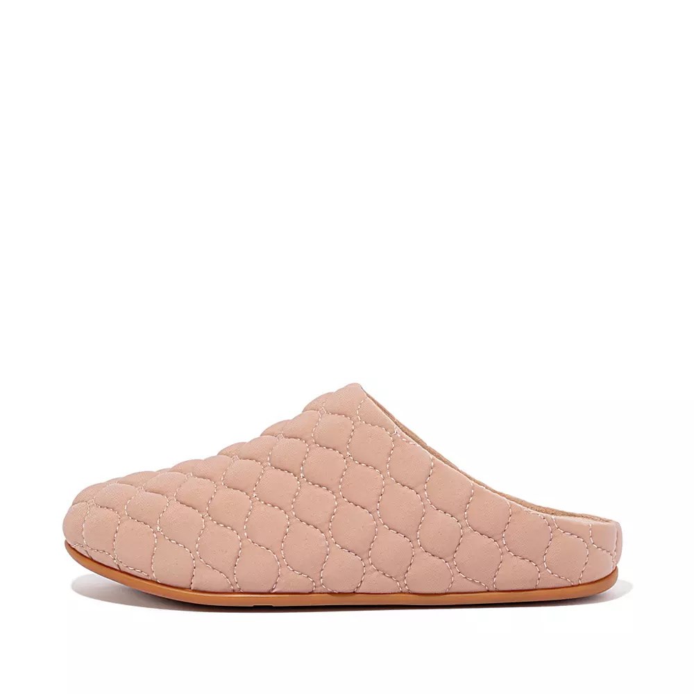 Fitflop CHRISSIE Quilted Women\'s Slippers Beige | ZA-P-5763