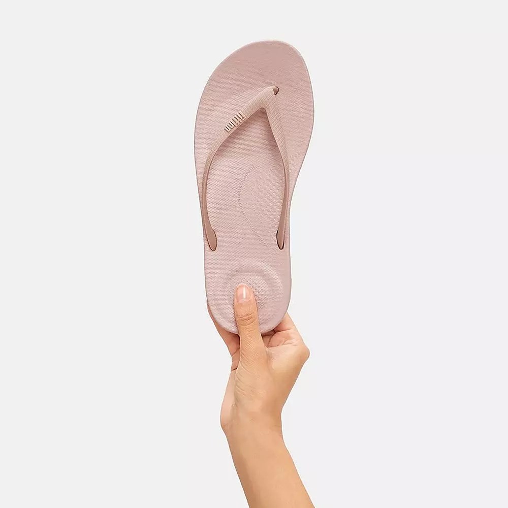 Fitflop IQUSHION Ergonomic Women's Flip Flops Pink | ZA-L-0792