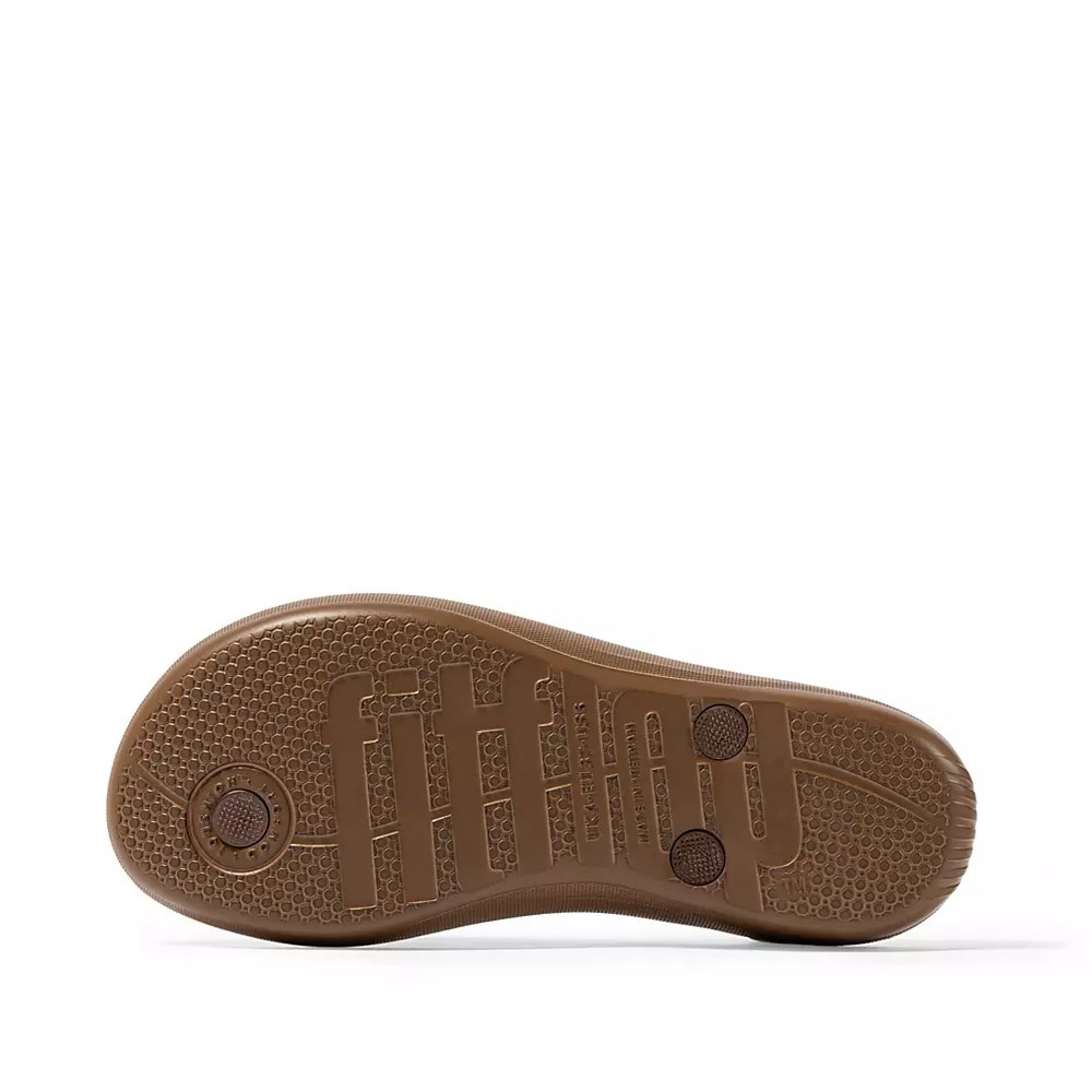 Fitflop IQUSHION Ergonomic Women's Flip Flops Brown | ZA-Z-1329