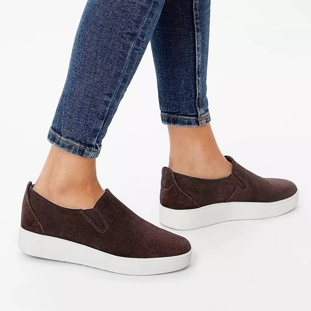 Fitflop SUPERSKATE Women's Loafers Chocolate | ZA-K-8207