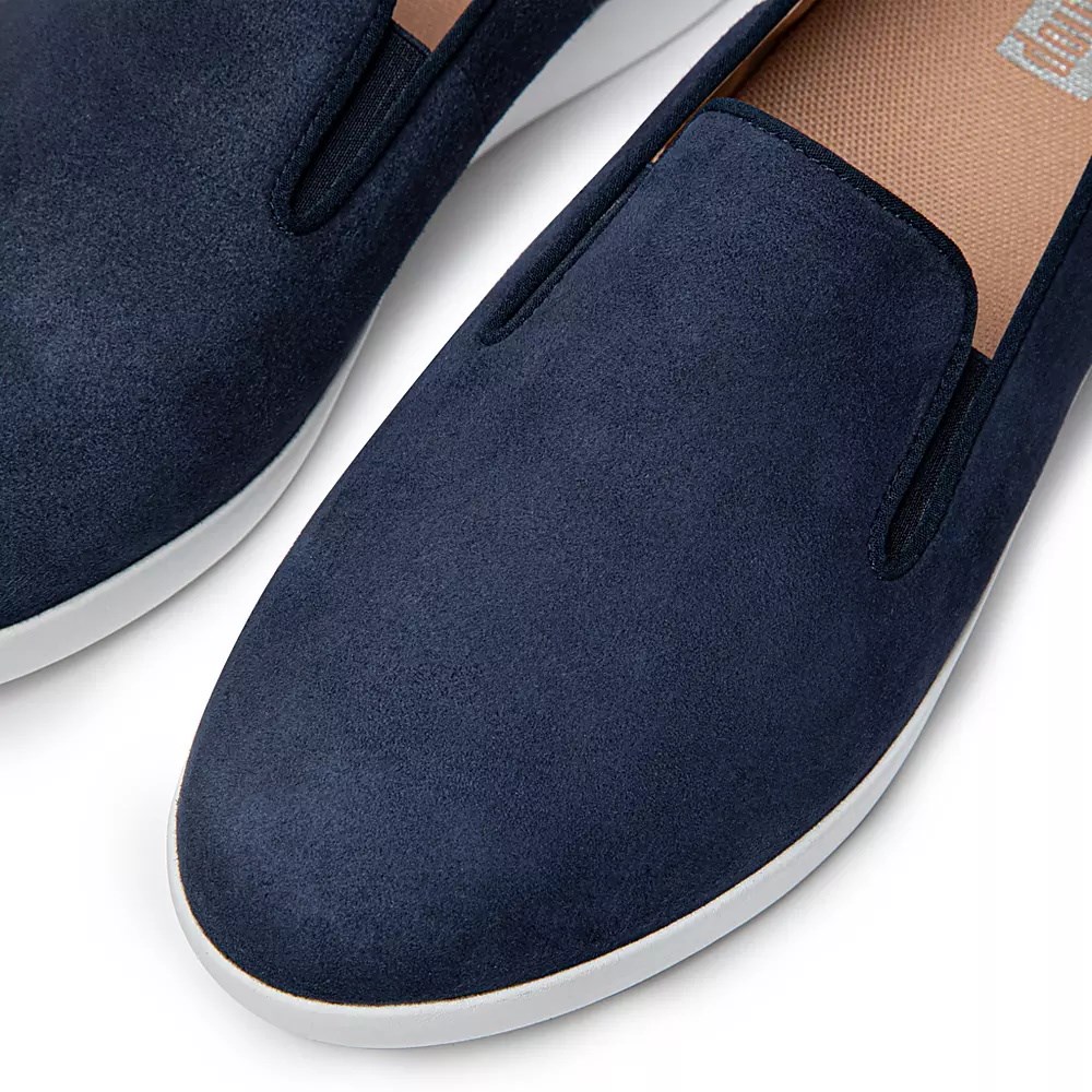 Fitflop SUPERSKATE Women's Loafers Navy | ZA-K-8742