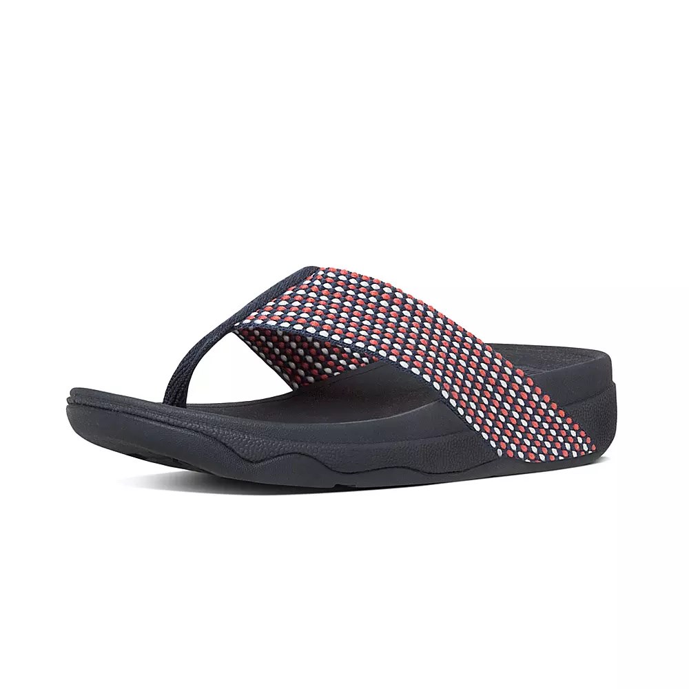 Fitflop SURFA Toe-Post Women's Sandals Multicolor / Black | ZA-I-6239