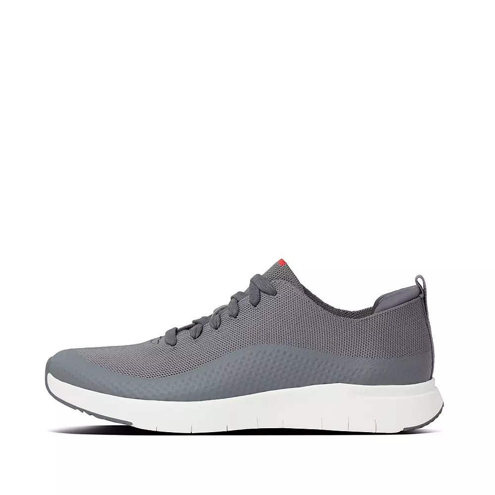 Fitflop UBERKNIT EVER Knit Men\'s Sneakers Grey | ZA-C-5241