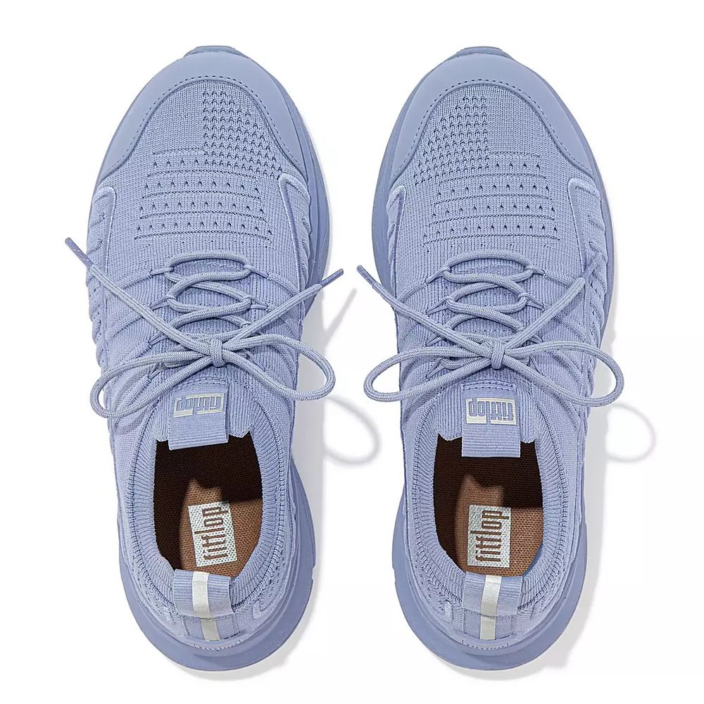 Fitflop VITAMIN FF Knit Women's Sneakers Lavender | ZA-X-2536