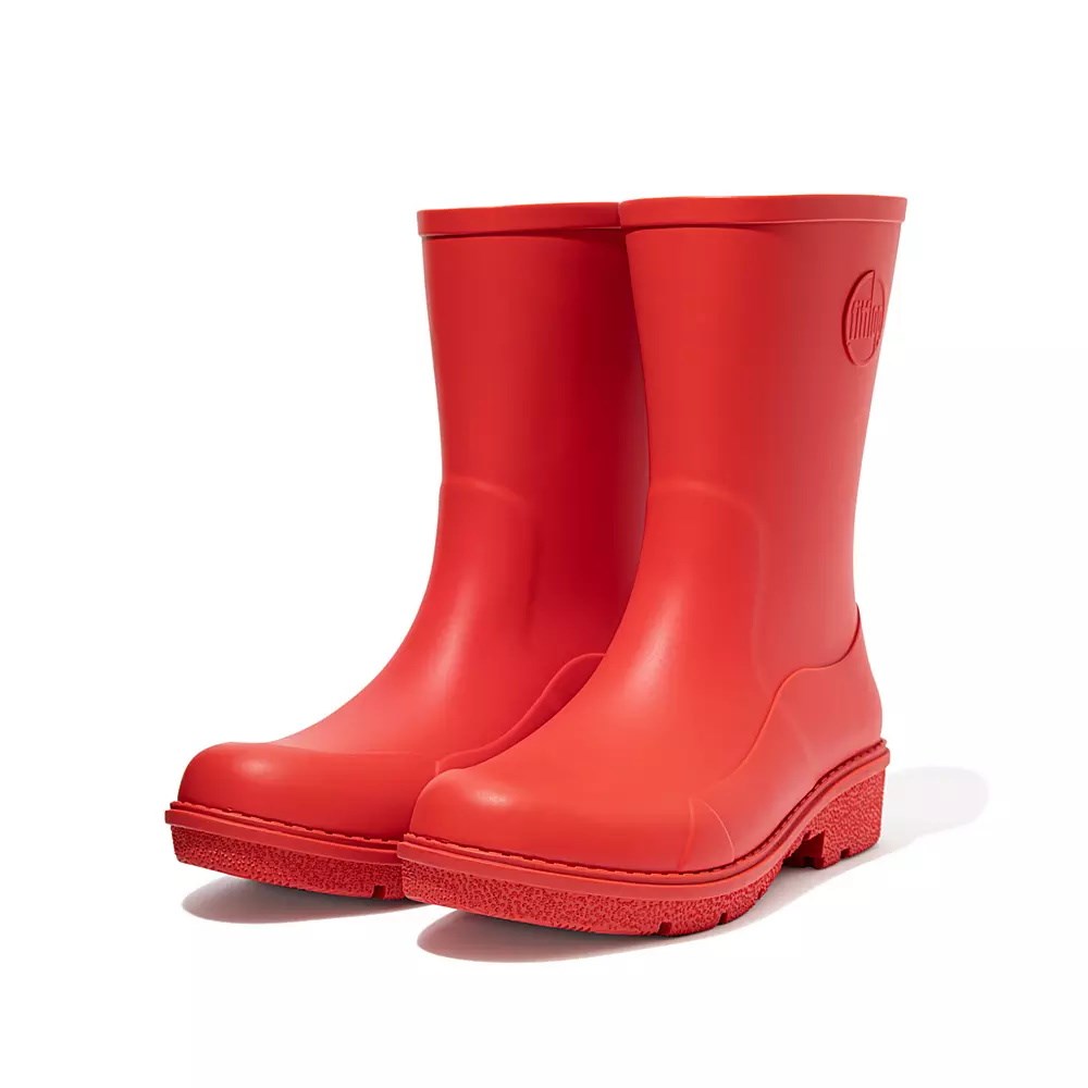 Fitflop WONDERWELLY Women's Rain Boots Red | ZA-G-0594