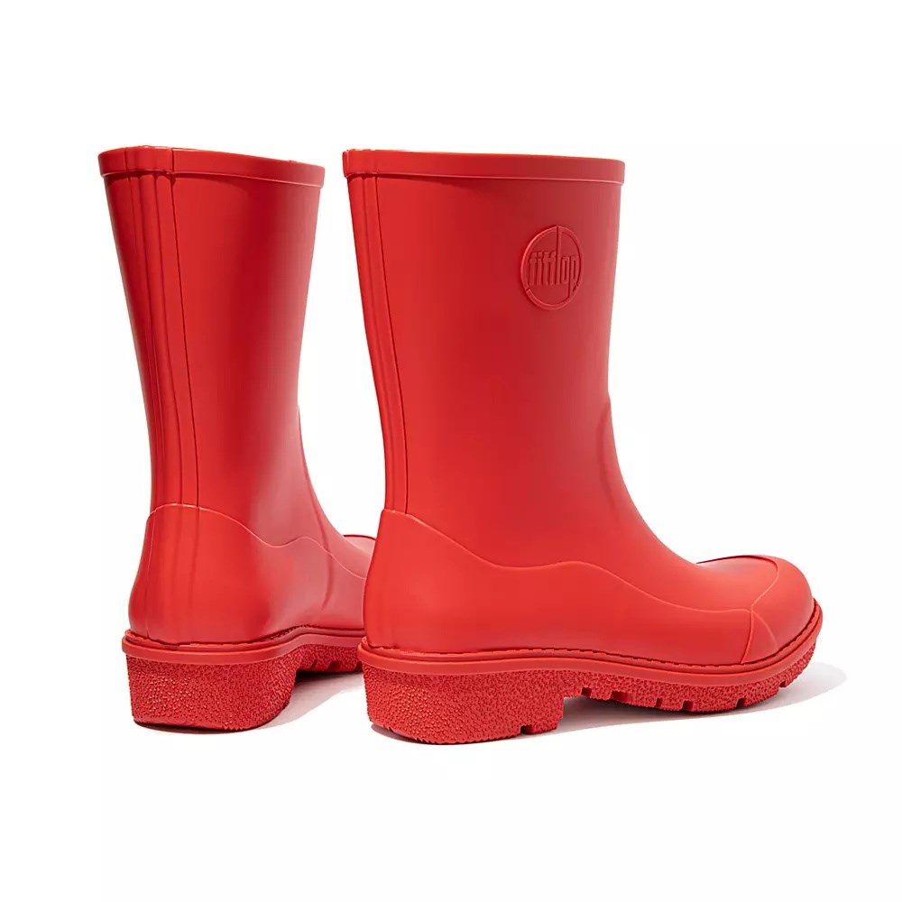 Fitflop WONDERWELLY Women's Rain Boots Red | ZA-G-0594