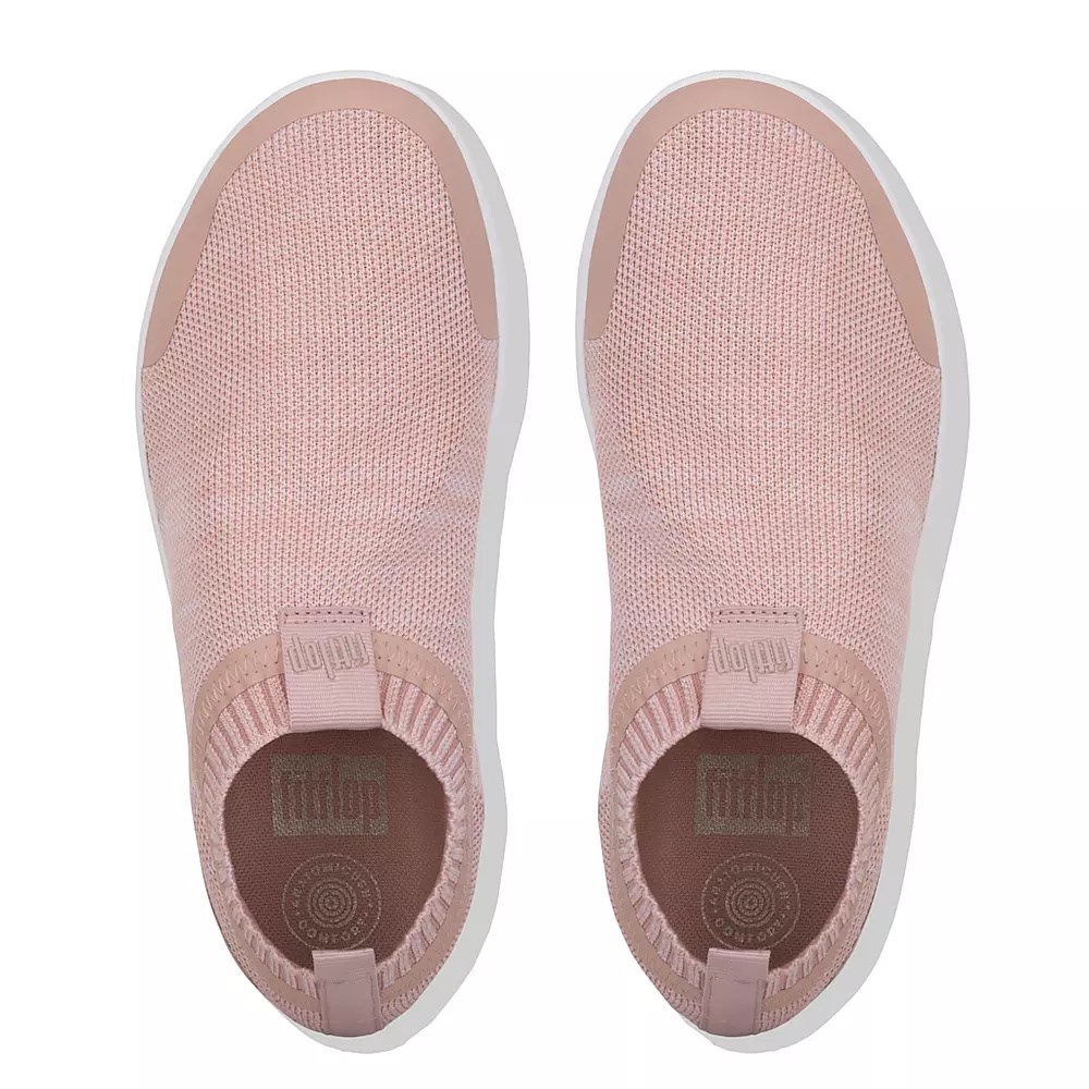 Fitflop ÜBERKNIT Women's Slip On Sneakers Pink | ZA-A-5493